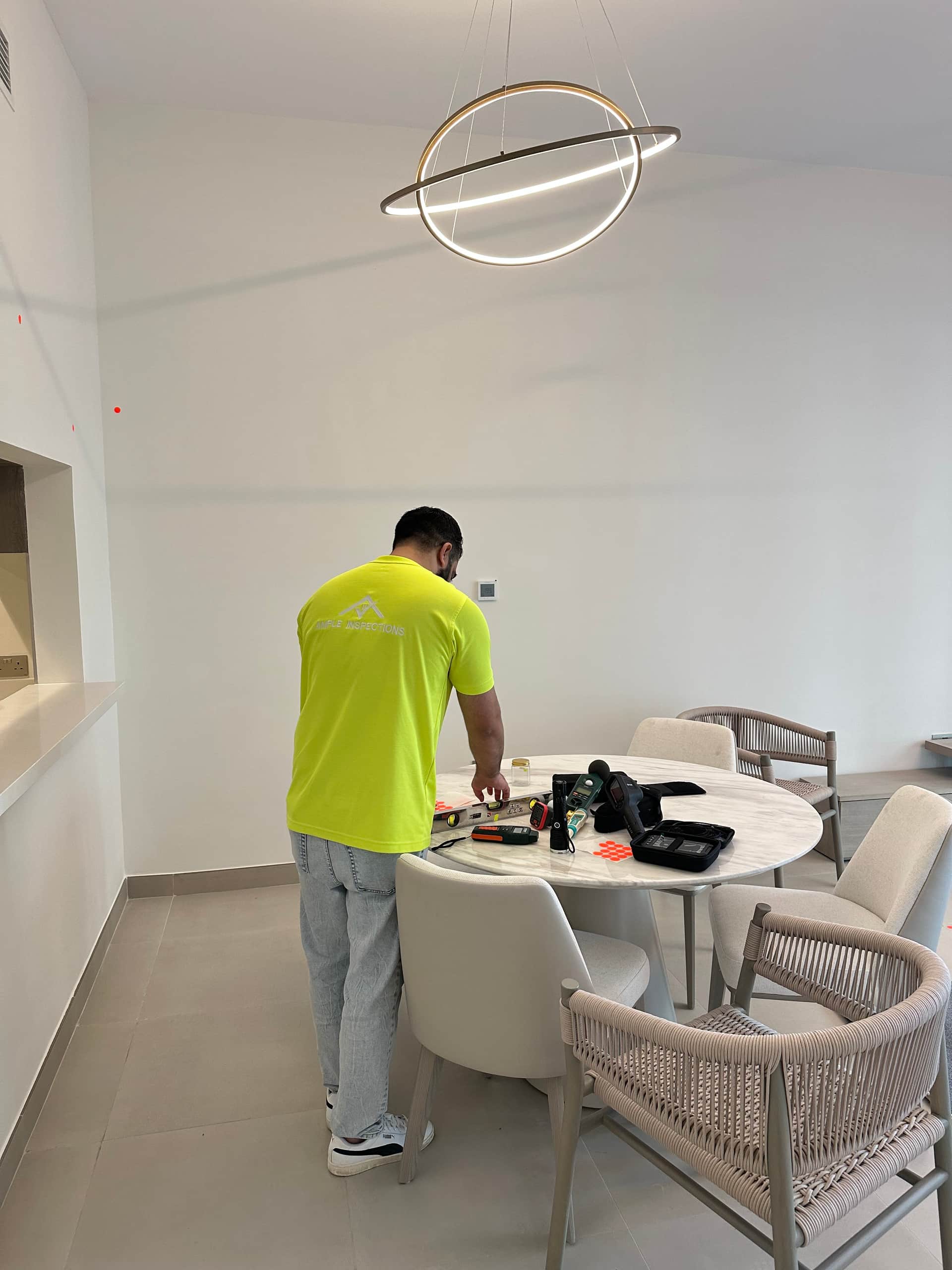 On-site snagging inspection in Dubai